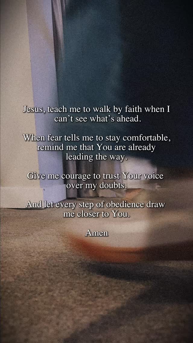 🙌🏼🤍

#prayer #walkbyfaith #trust